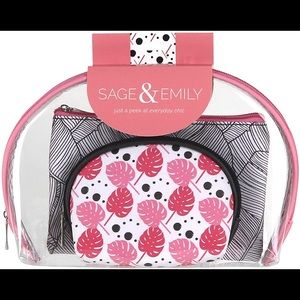 Sage and Emily 3pc Cosmetic set